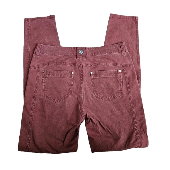 Kuhl Pants Womens Burgundy Brooke Skinny Stretch Maroon Sz 6 Gorpcore - Picture 3 of 13